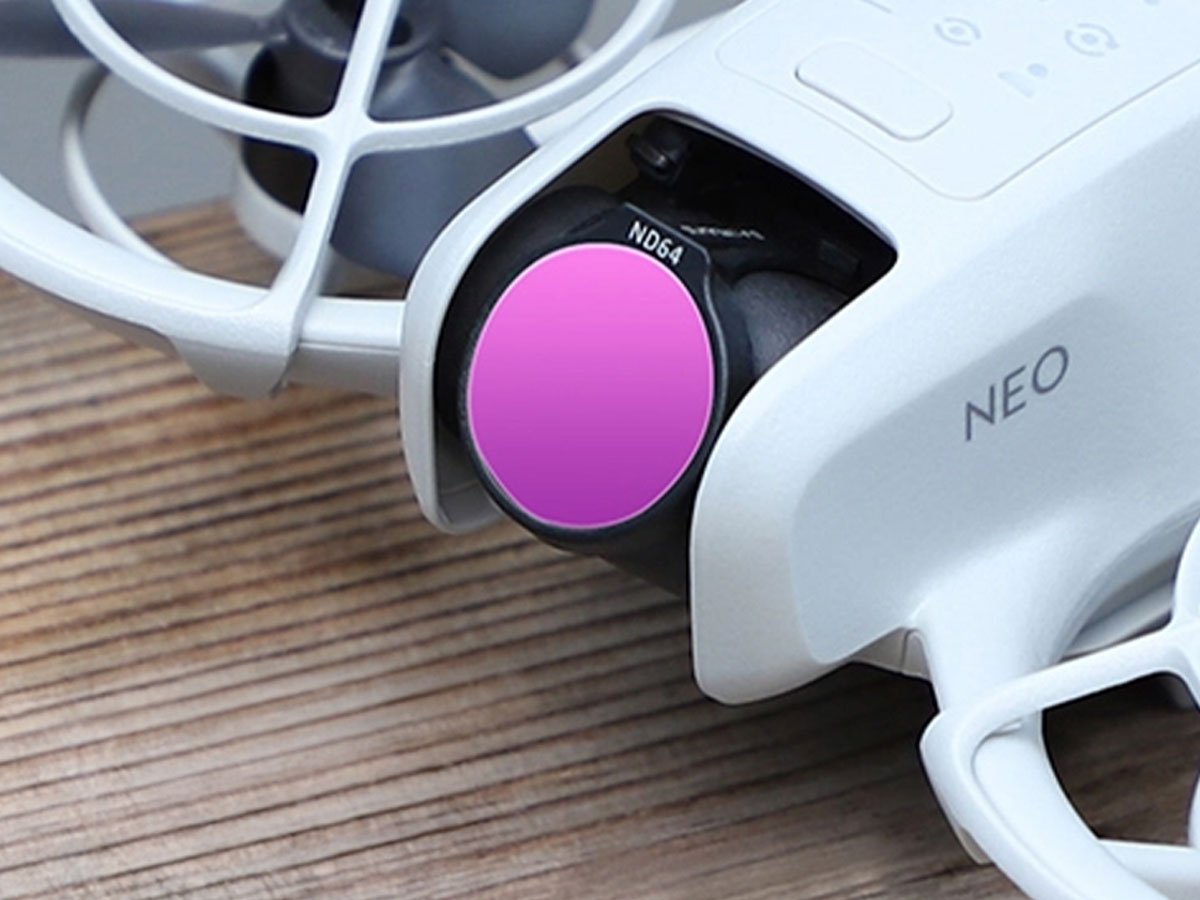Zestaw filtrów Sunnylife ND (8/16/32/64) do DJI Neo - Grafika lifestyle