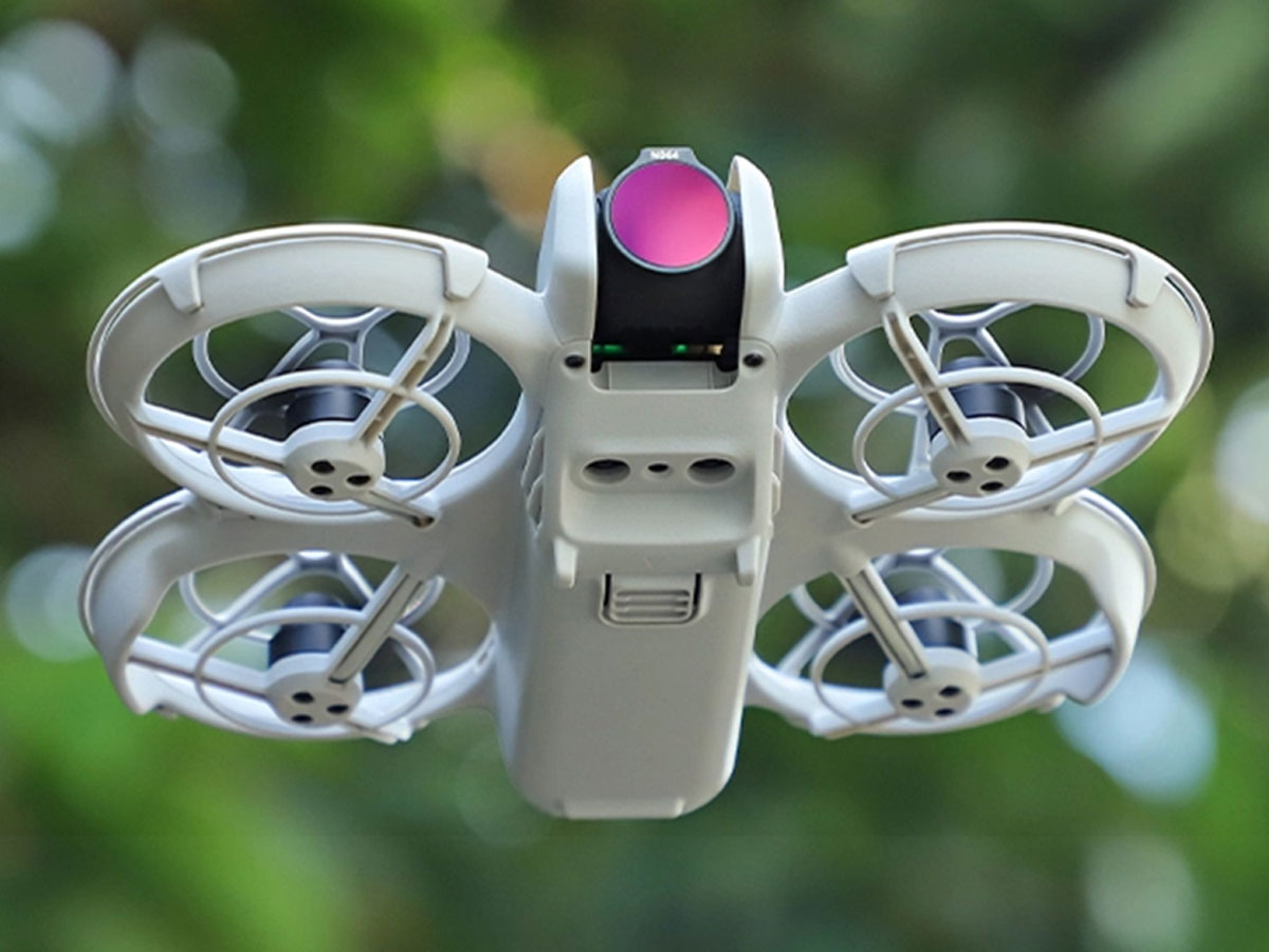 Zestaw filtrów Sunnylife ND (8/16/32/64) do DJI Neo - Grafika lifestyle