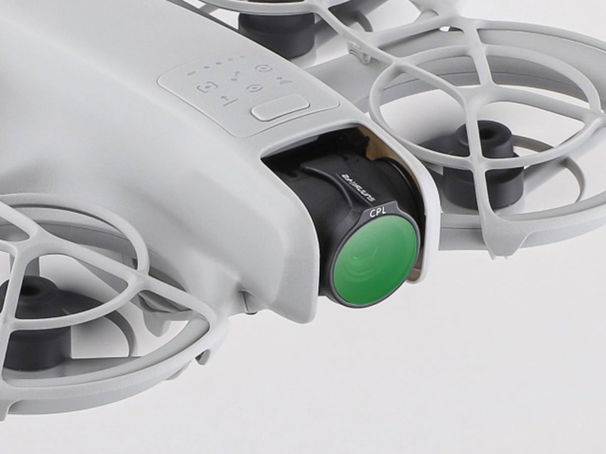 Zestaw filtrów Sunnylife CPL/ND (8/16/32/64) do DJI Neo - Grafika lifestyle