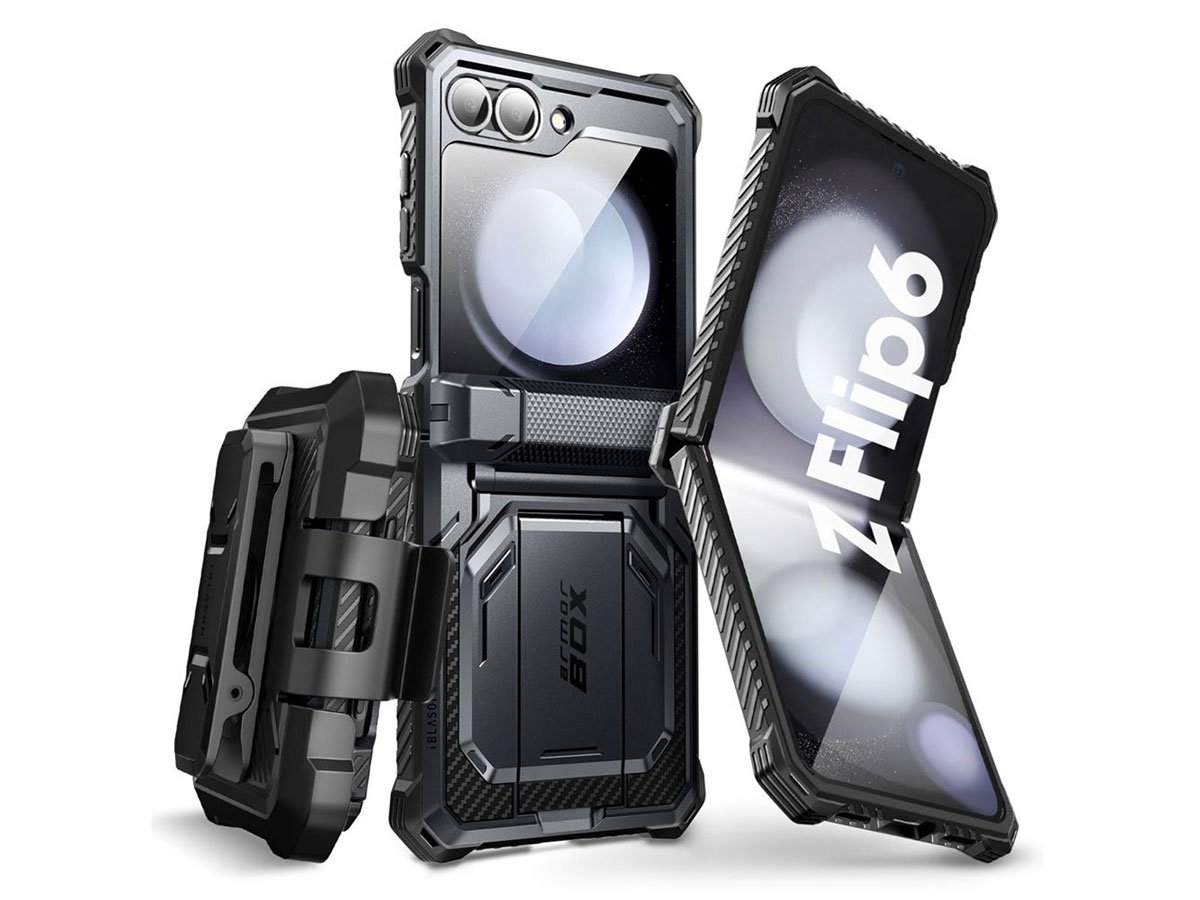 Supcase ArmorBox Hülle für Samsung Galaxy Z Flip6 Schwarz