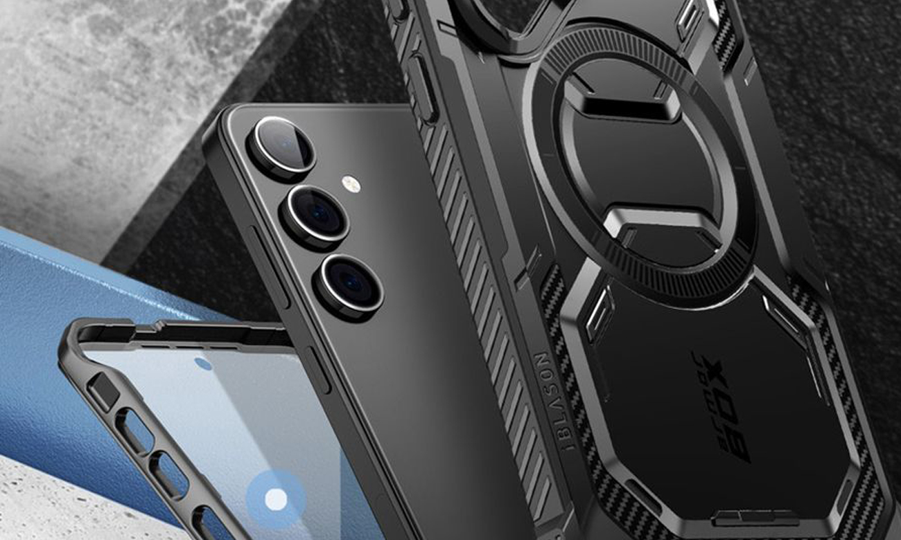 Etui Supcase IBLSN Armorbox Mag Magsafe do Samsung Galaxy S24 Czarne - Skuteczna ochrona podczas upadku