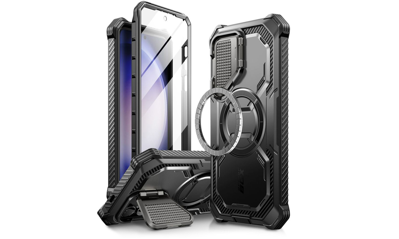 Etui Supcase IBLSN Armorbox Mag Magsafe do Samsung Galaxy S24 Czarne - Widok ogólny