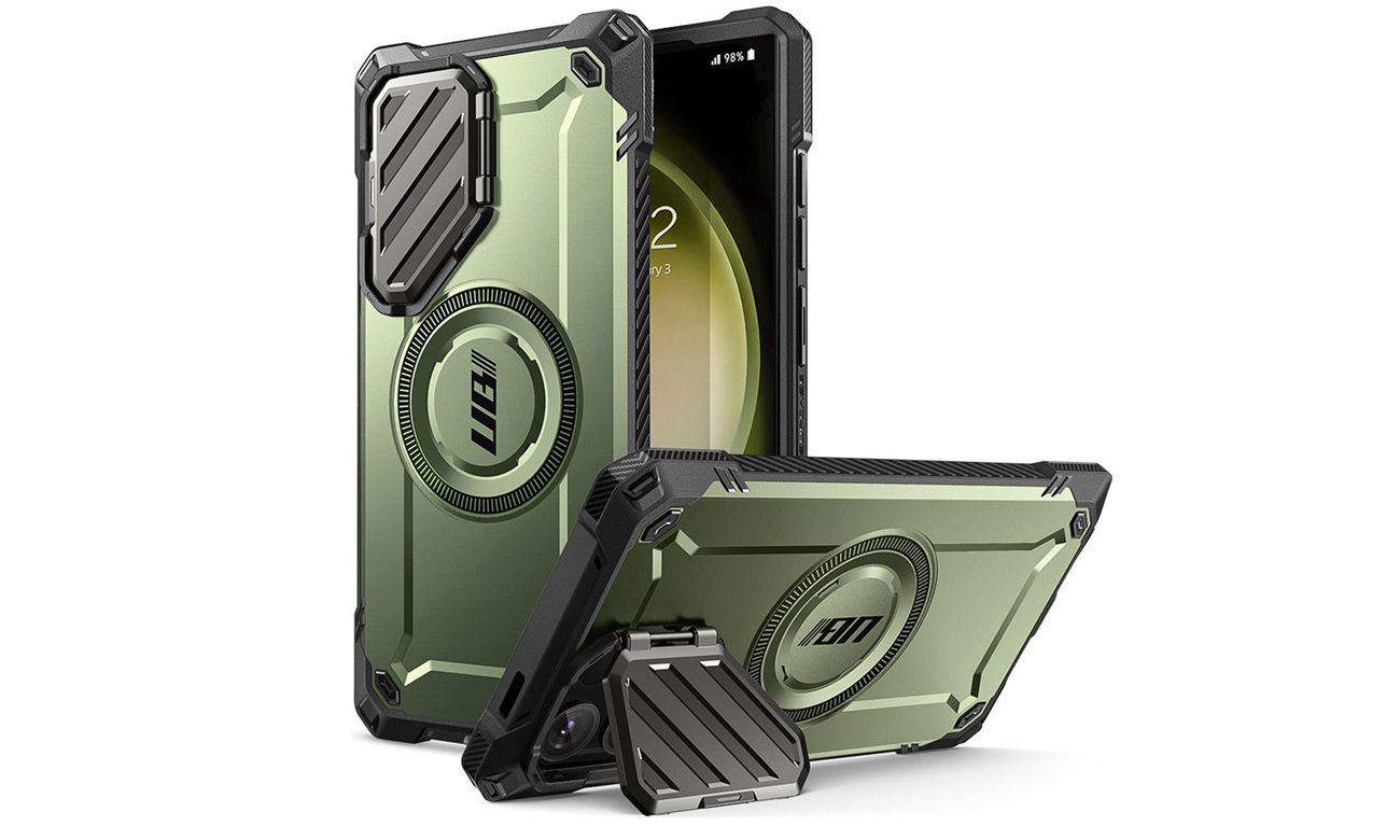 Etui Supcase UB XT Mag Magsafe do Samsung Galaxy S24 Ultra Guldan - Widok ogólny