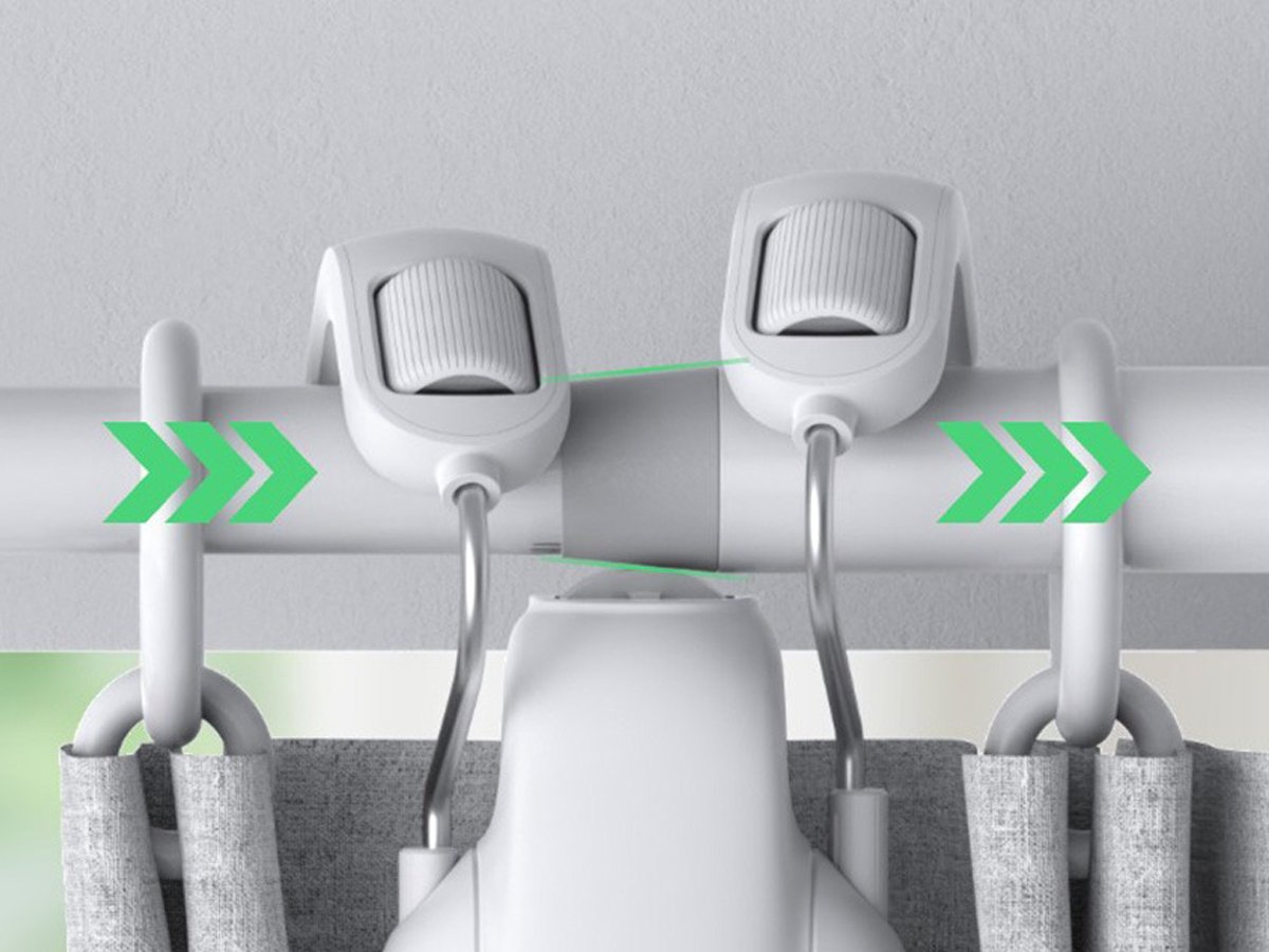 System do zasłon SwitchBot Curtain Rod 3 - Karnisz - Grafika lifestyle