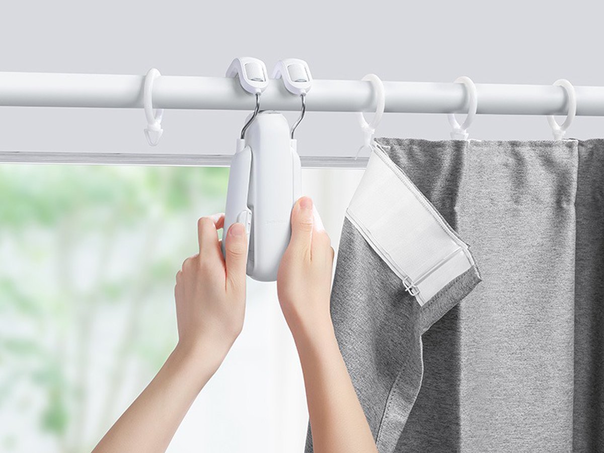 System do zasłon SwitchBot Curtain Rod 3 - Karnisz - Grafika lifestyle
