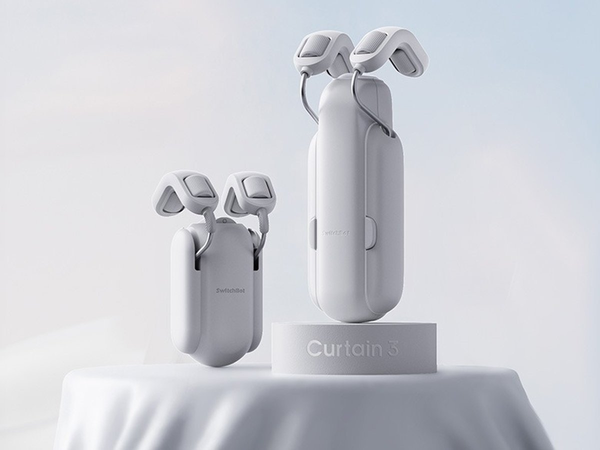 System do zasłon SwitchBot Curtain Rod 3 - Karnisz - Grafika lifestyle