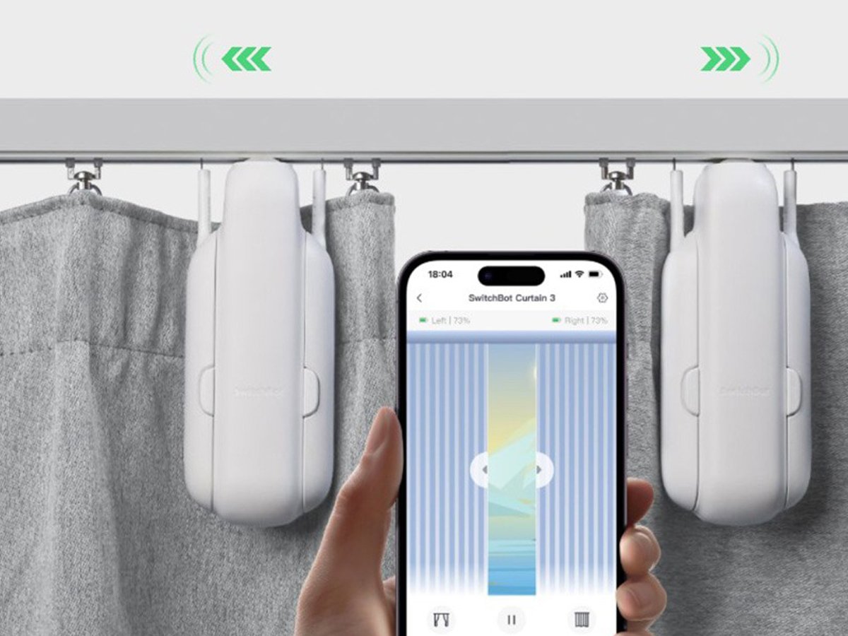 SwitchBot Curtain U Rail 3 - szyna U biały