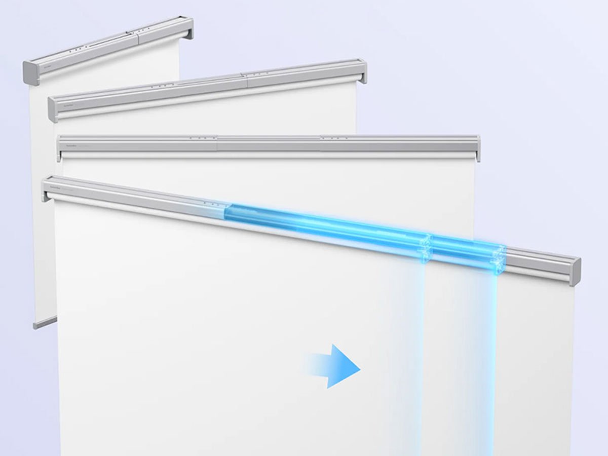 Roleta zaciemniająca SwitchBot Roller Shade Matter - Łatwa instalacja i uniwersalny design