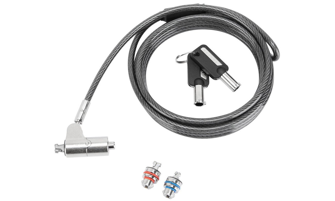 Linka zabezpieczająca Targus Defcon 3-in-1 Keyed Cable Lock