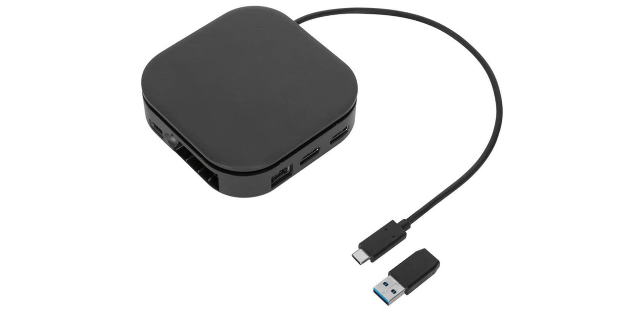 Stacja dokujaca USB-C Universal Dual HD Docking Station 80W PD kabel
