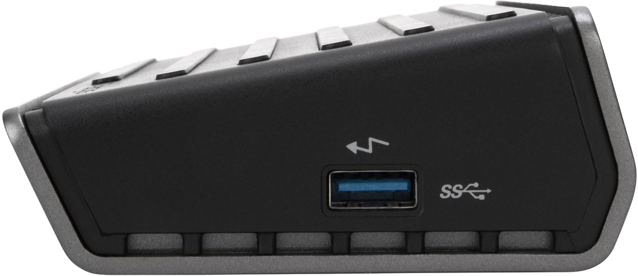 Targus USB-C DV4K DOCK180EUZ Widok z boku, port USB 3.0
