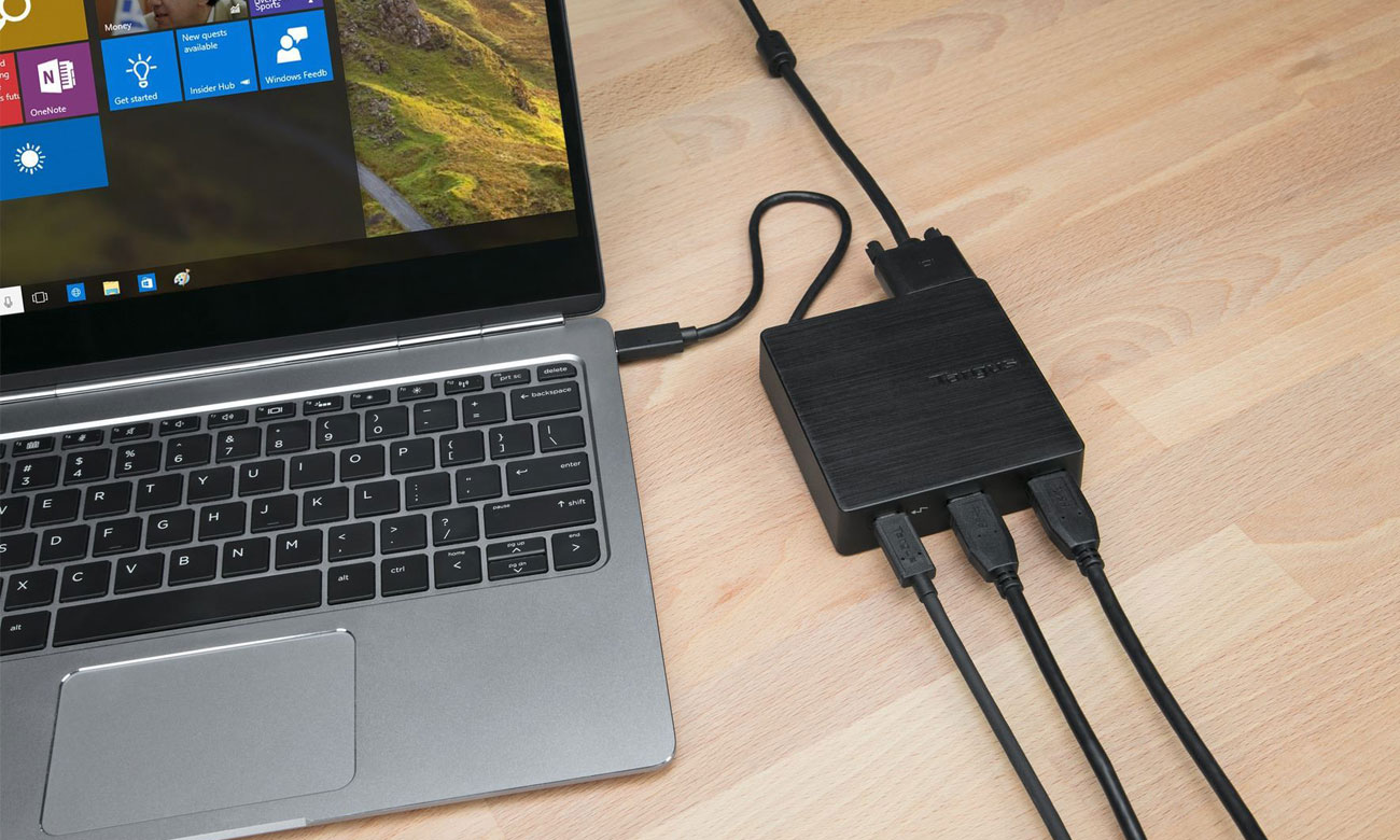 Stacja dokująca do laptopa Targus USB-C Travel Dock DOCK412EUZ