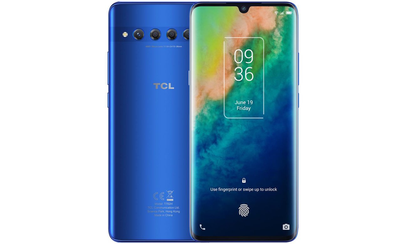 Smartfon TCL 10 Plus niebieski