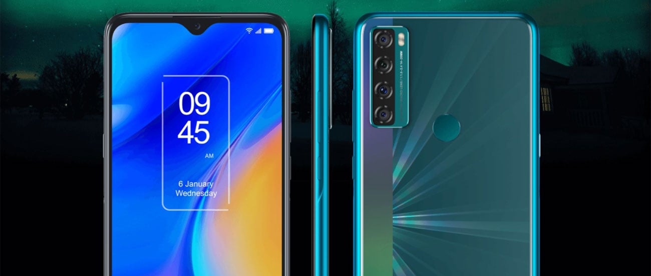 Smartfon TCL 20 SE NFC 64 GB szary