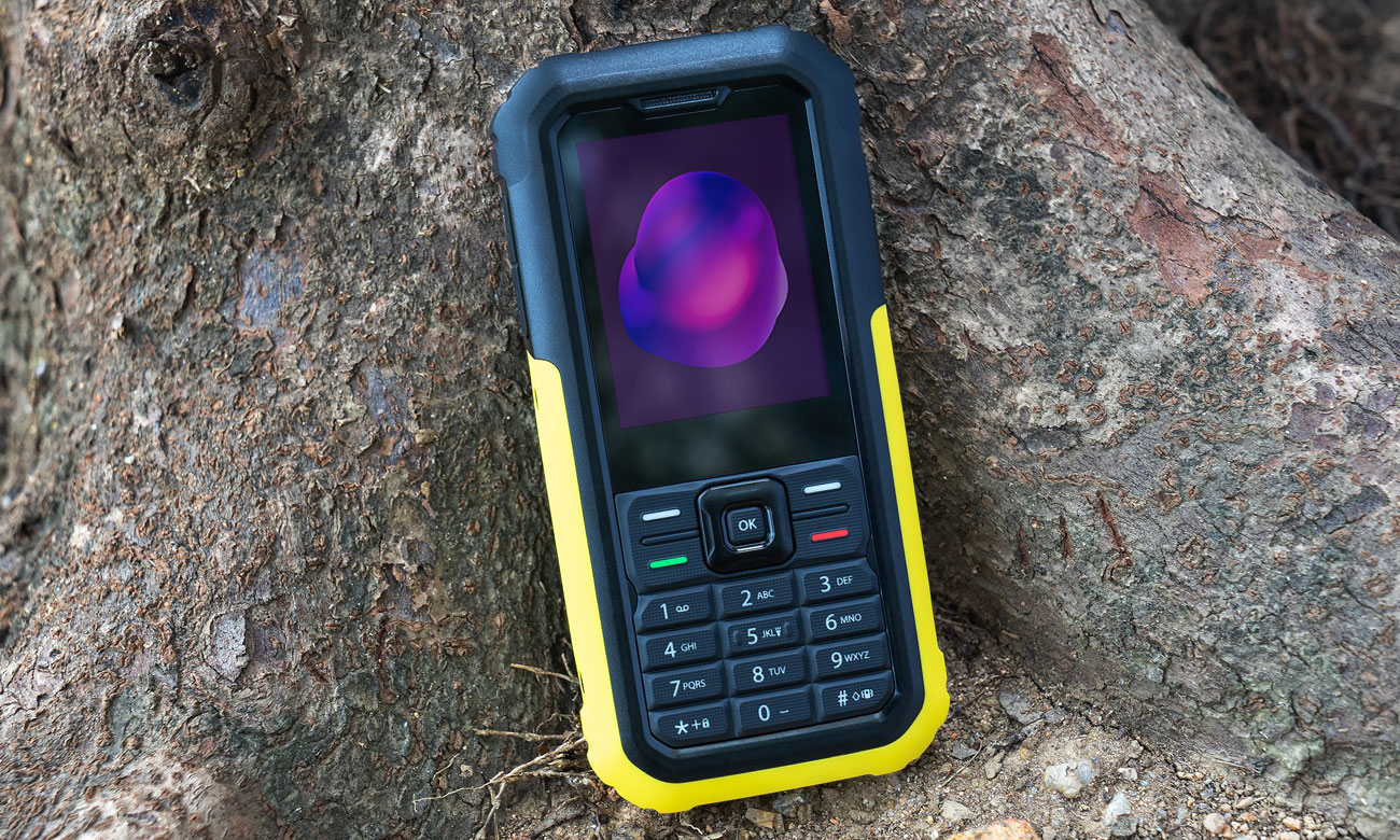 Wytrzymały telefon TCL 3189 zółty