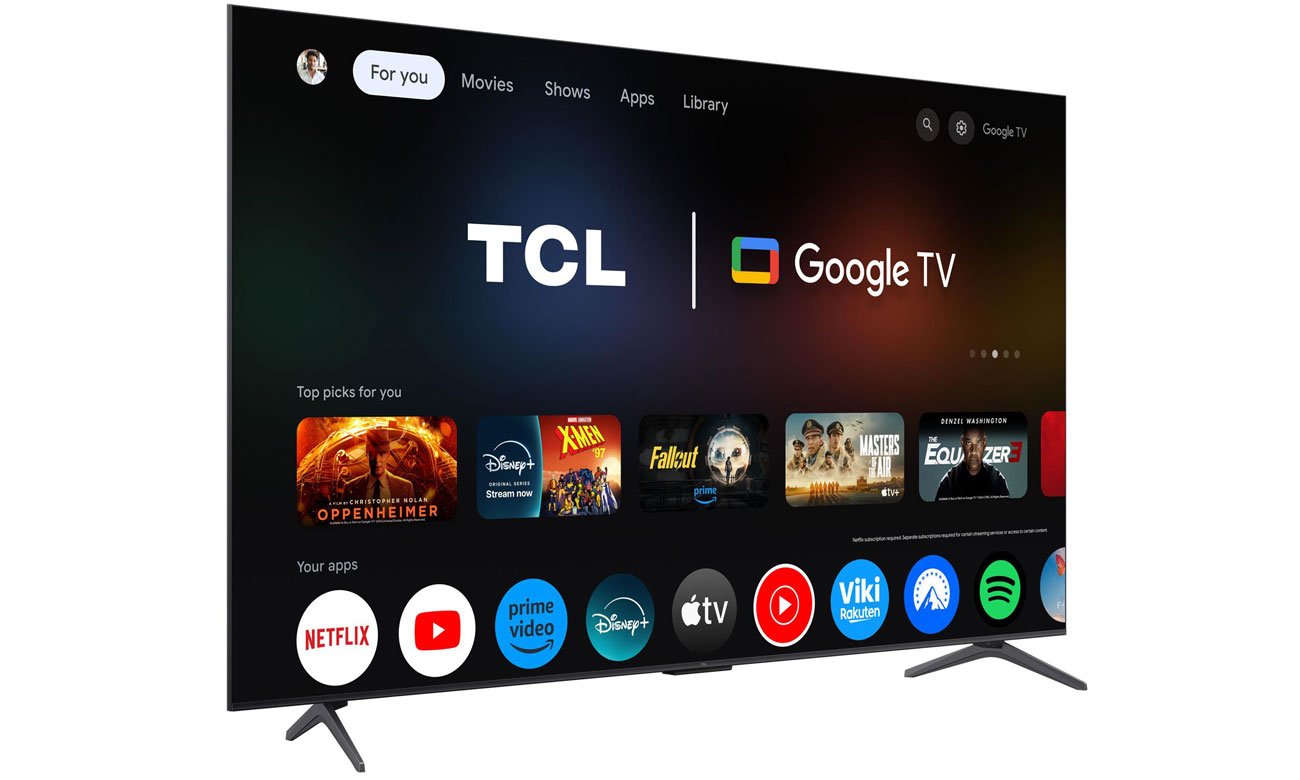 Telewizor TCL Q6C MiniLED 144Hz QLED Google TV