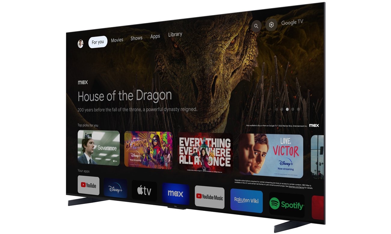 TCL 98C803 rozrywka