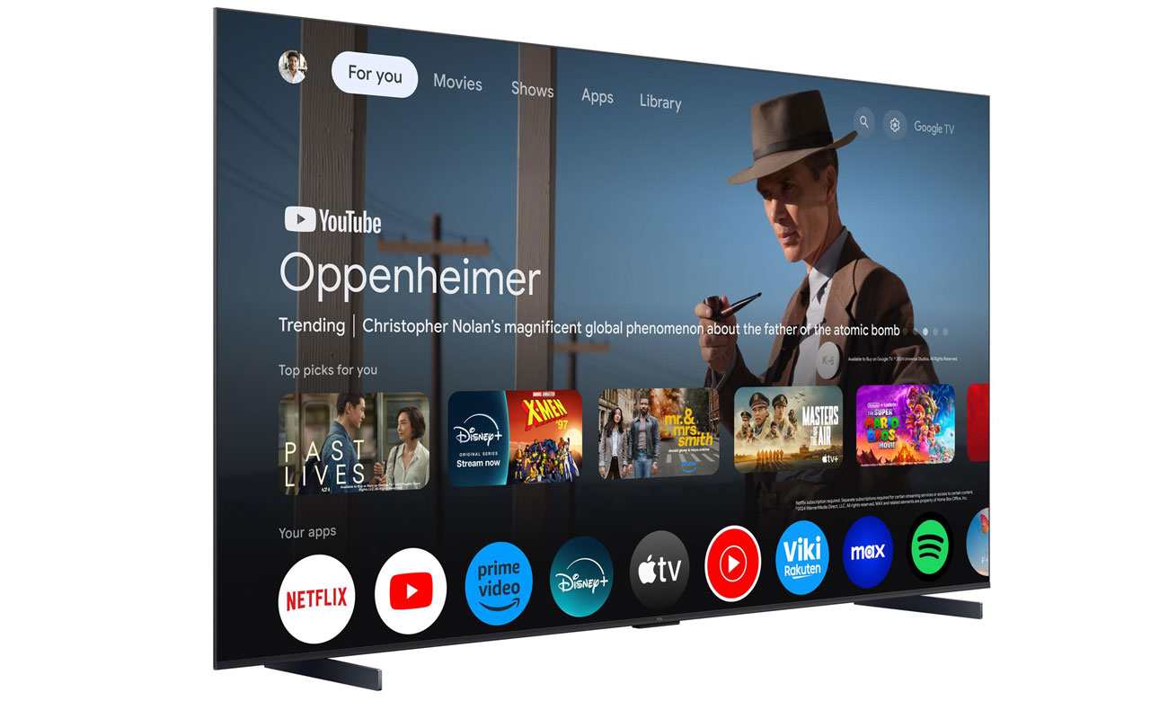 Telewizor TCL Q6C MiniLED 144Hz QLED Google TV