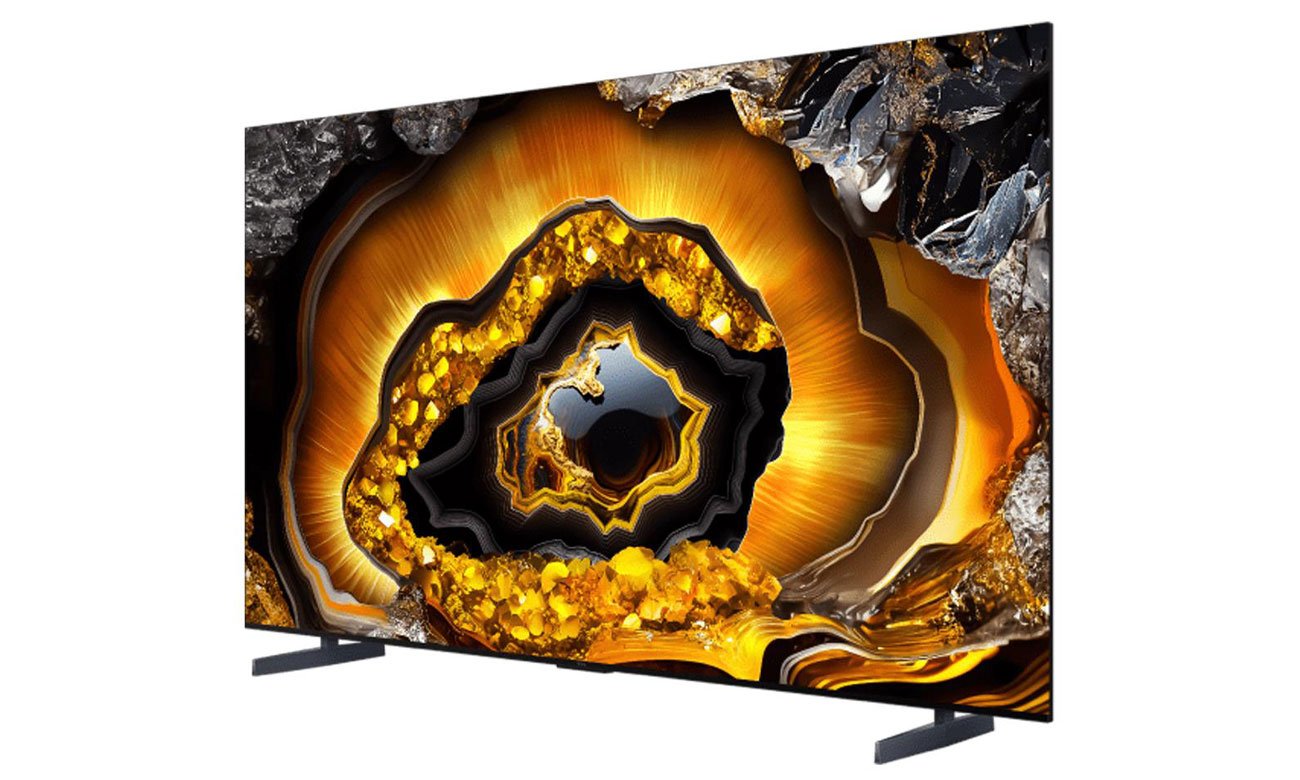TCL 85X955 widok z przodu pod kątem