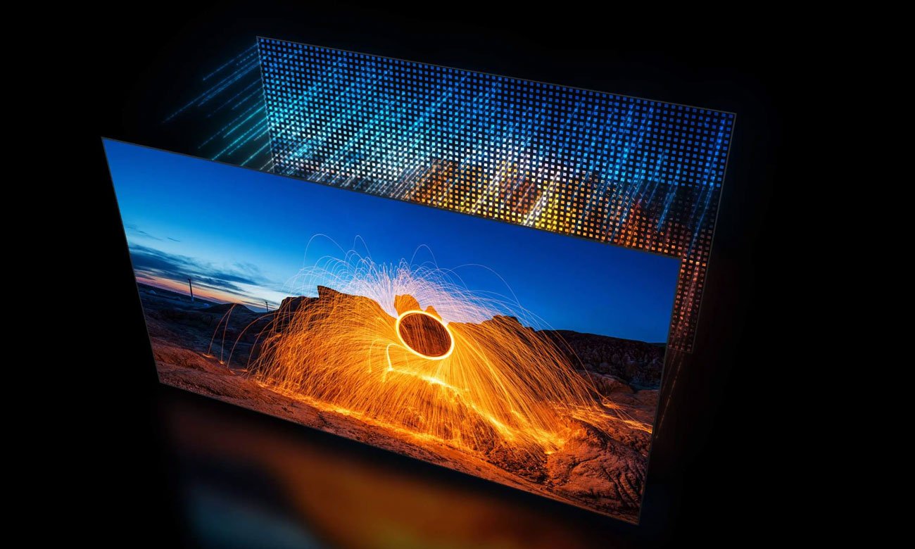 TCL 85X955 strefy podświetlenia