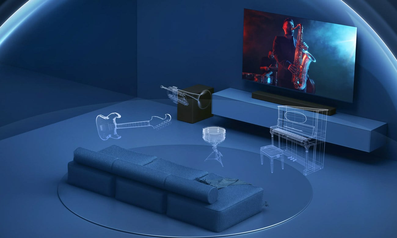 TCL C935U dźwięk 3D