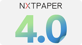 Logo technologii NXTPAPER 4.0.