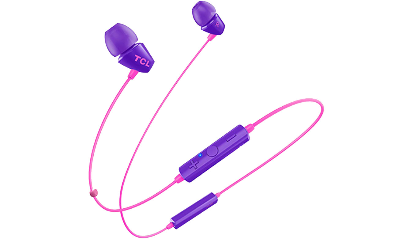 Słuchawki bezprzewodowe TCL SOCL100BT Purpurowe - Widok ogólny