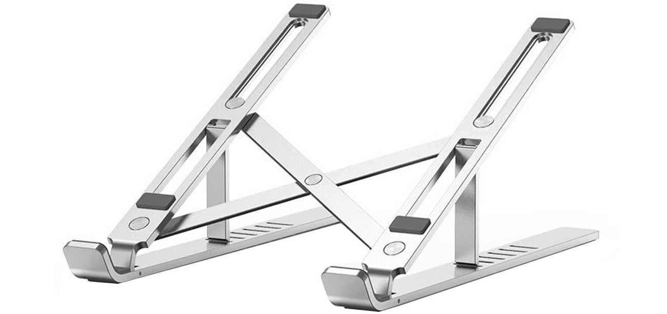 Tech-Protect Alustand Regulowana Podstawka Pod Laptop srebrna