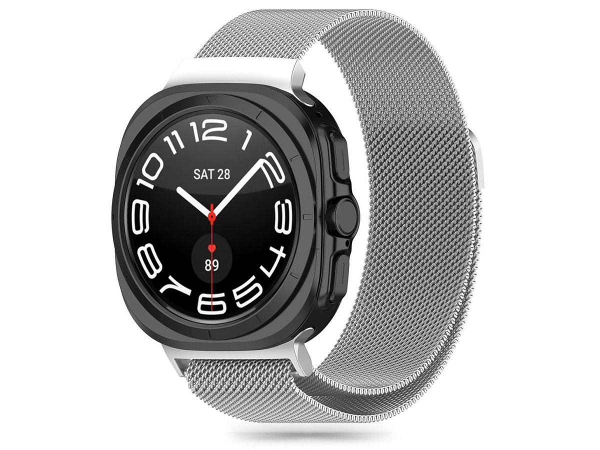 Tech-Protect Milaneseband do Galaxy Watch Ultra (47 mm) Silver