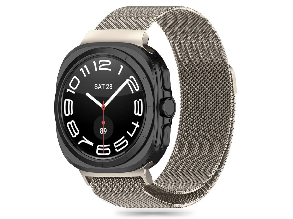 Tech-Protect Milaneseband do Galaxy Watch Ultra (47 mm) Starlight