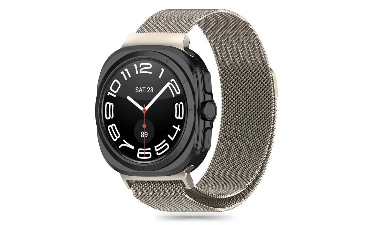 Tech-Protect Milaneseband do Galaxy Watch Ultra (47 mm) Starlight