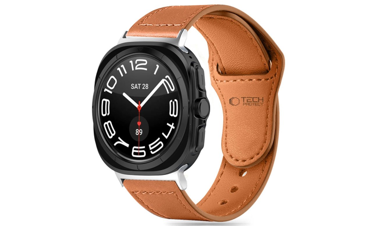 Tech-Protect Leatherfit do Galaxy Watch Ultra wygląd