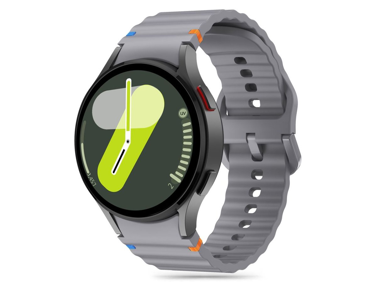 Tech-Protect Silicone Sport do Galaxy Watch 4 / 5 / 5 Pro / 6 / 7 / FE Crayon Grey