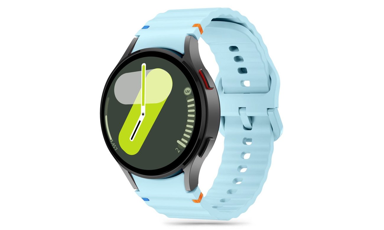 Tech-Protect Silicone Sport do Galaxy Watch 4 / 5 / 5 Pro / 6 / 7 / FE Sky Blue