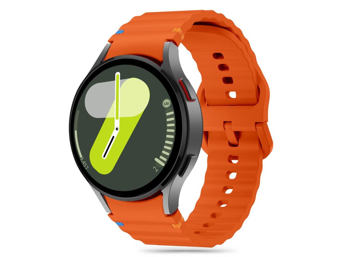 Tech-Protect Silicone Sport do Galaxy Watch 4 / 5 / 5 Pro / 6 / 7 / FE Orange