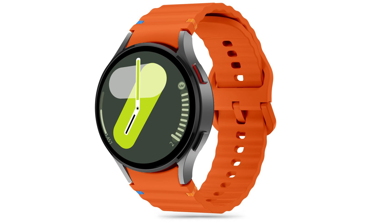 Tech-Protect Silicone Sport do Galaxy Watch 4 / 5 / 5 Pro / 6 / 7 / FE Orange