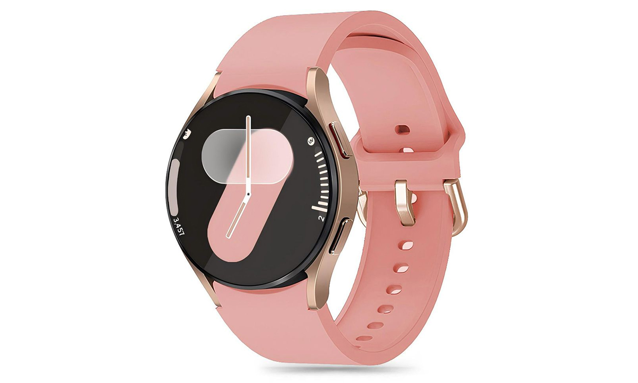 Tech-Protect  Silicone do Galaxy Watch 4 / 5 / 5 Pro / 6 / 7 / FE Dusty Pink