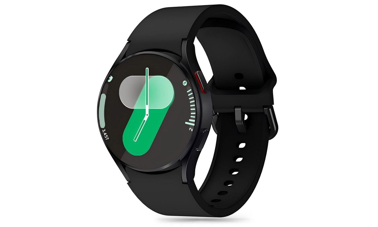 Tech-Protect Silicone do Galaxy Watch 4 / 5 / 5 Pro / 6 / 7 / FE Black
