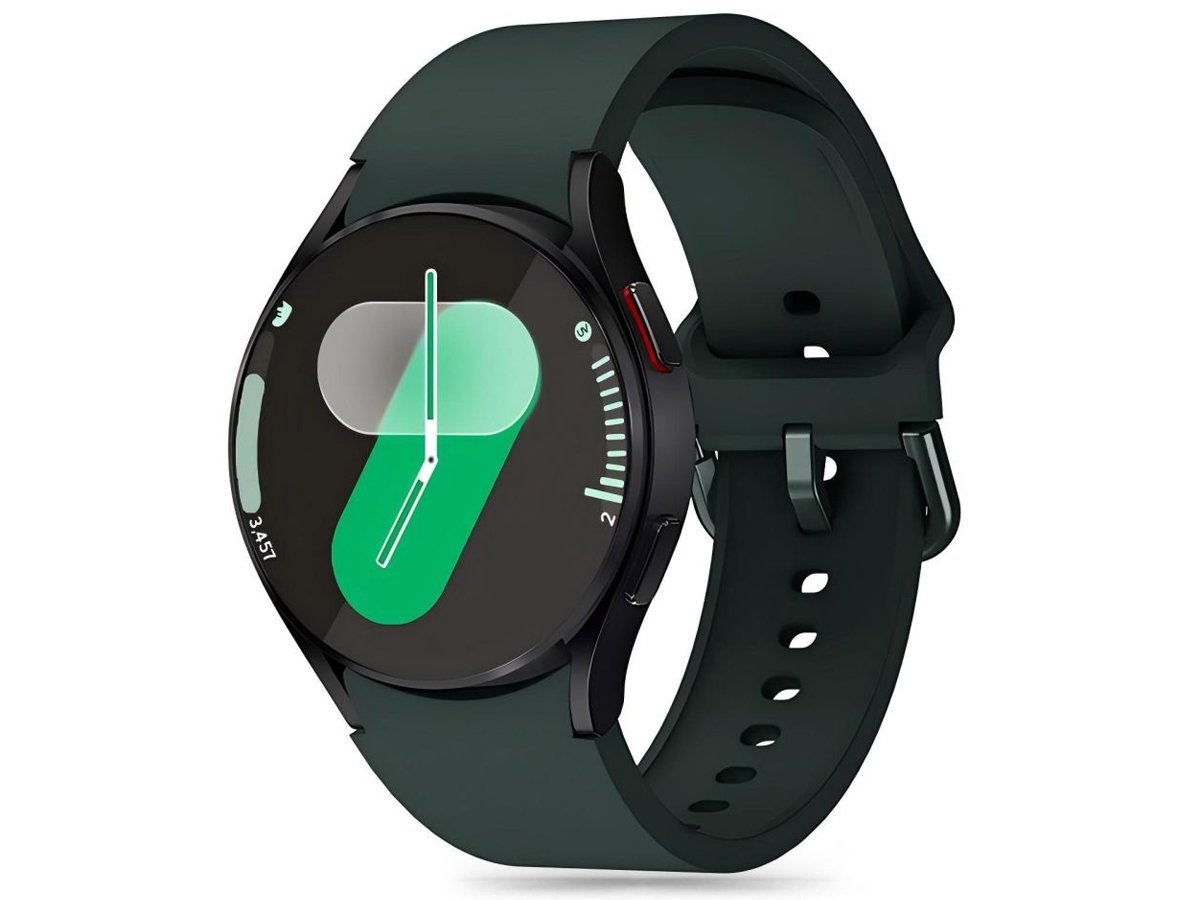 Tech-Protect Silicone do Galaxy Watch 4 / 5 / 5 Pro / 6 / 7 / FE Olive Green