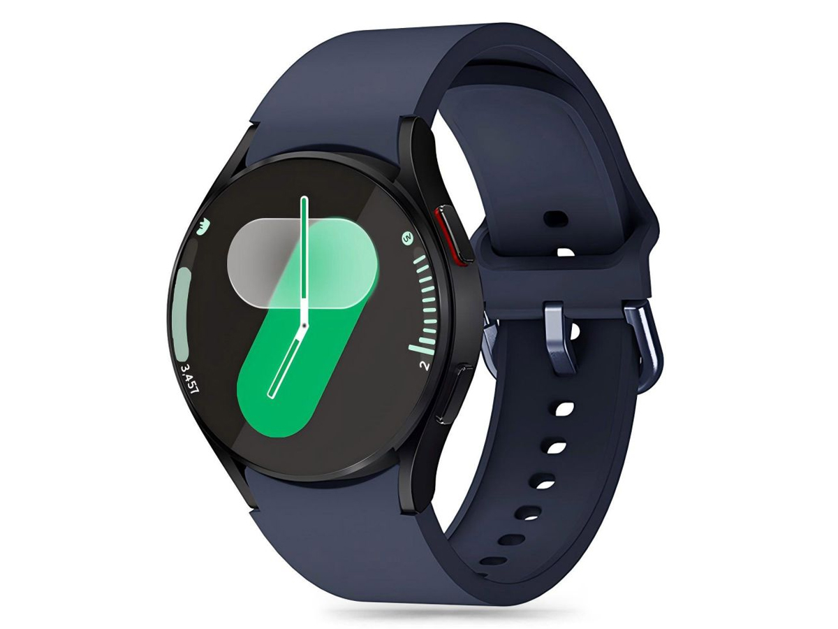 Tech-Protect  Silicone do Galaxy Watch 4 / 5 / 5 Pro / 6 / 7 / FE Navy Blue