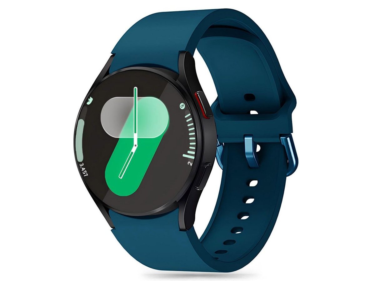 Tech-Protect Silicone do Galaxy Watch 4 / 5 / 5 Pro / 6 / 7 / FE Montego Blue