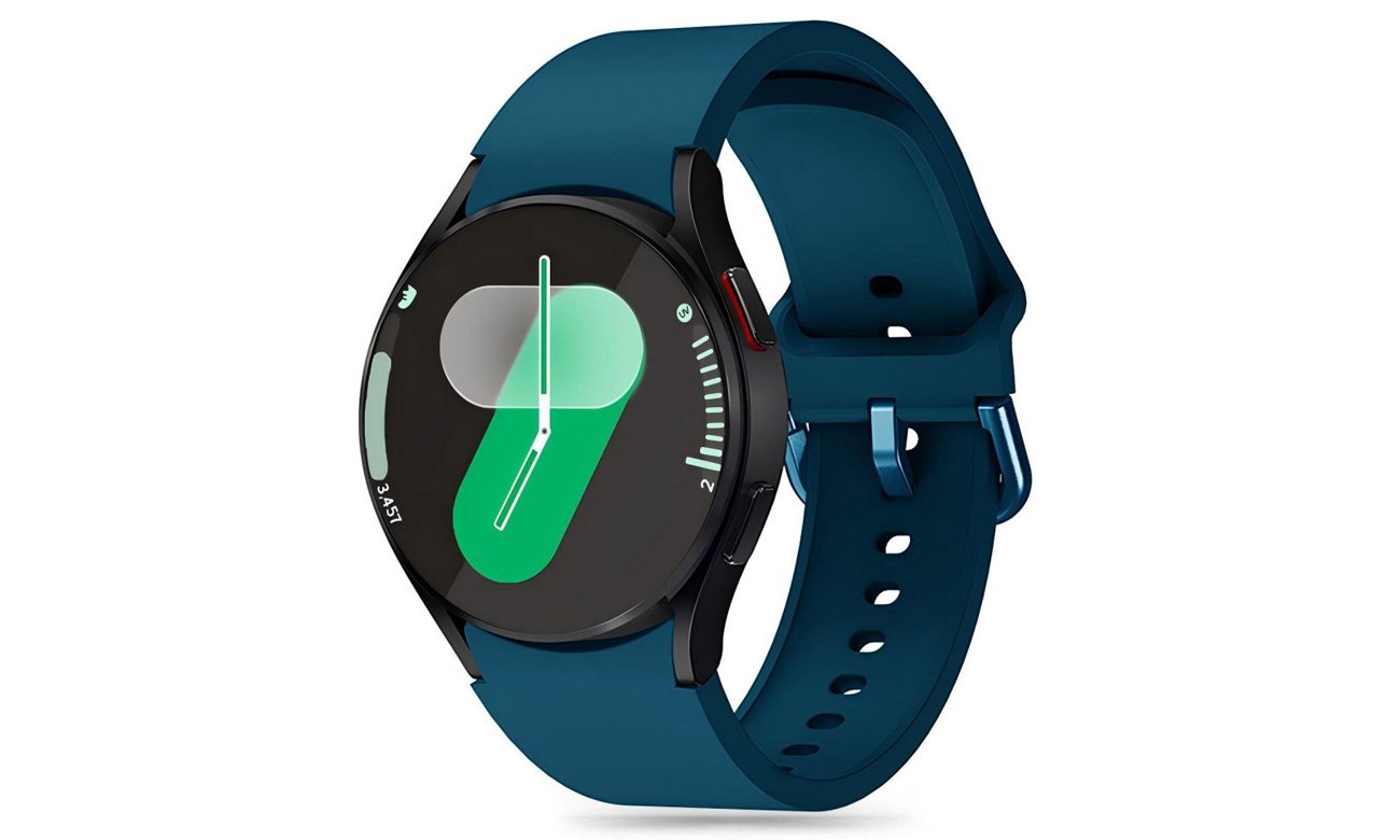 Tech-Protect Silicone do Galaxy Watch 4 / 5 / 5 Pro / 6 / 7 / FE Montego Blue