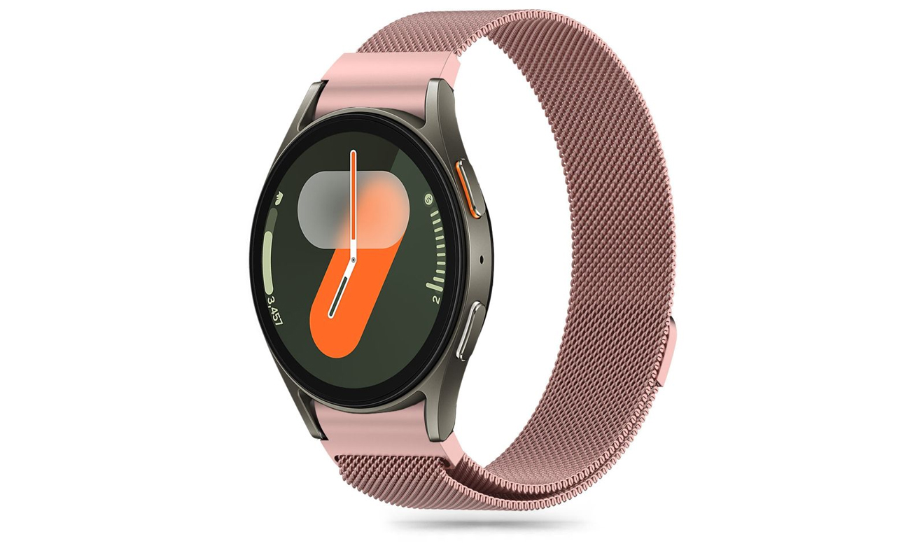 Tech-Protect Milaneseband do Galaxy Watch 4 / 5 / 5 Pro / 6 / 7 / FE Rose Gold