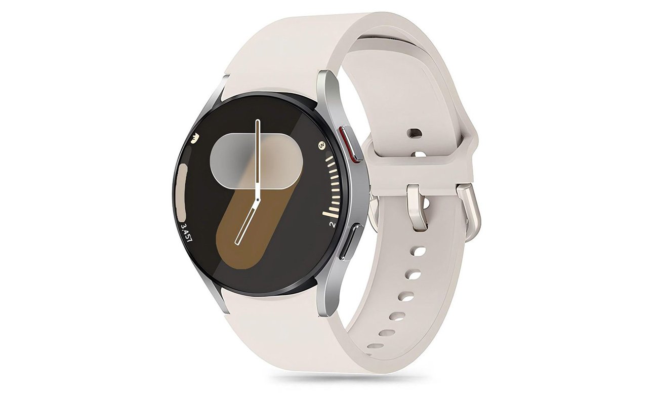 Tech-Protect Silicone do Galaxy Watch 4 / 5 / 5 Pro / 6 / 7 / FE Starlight