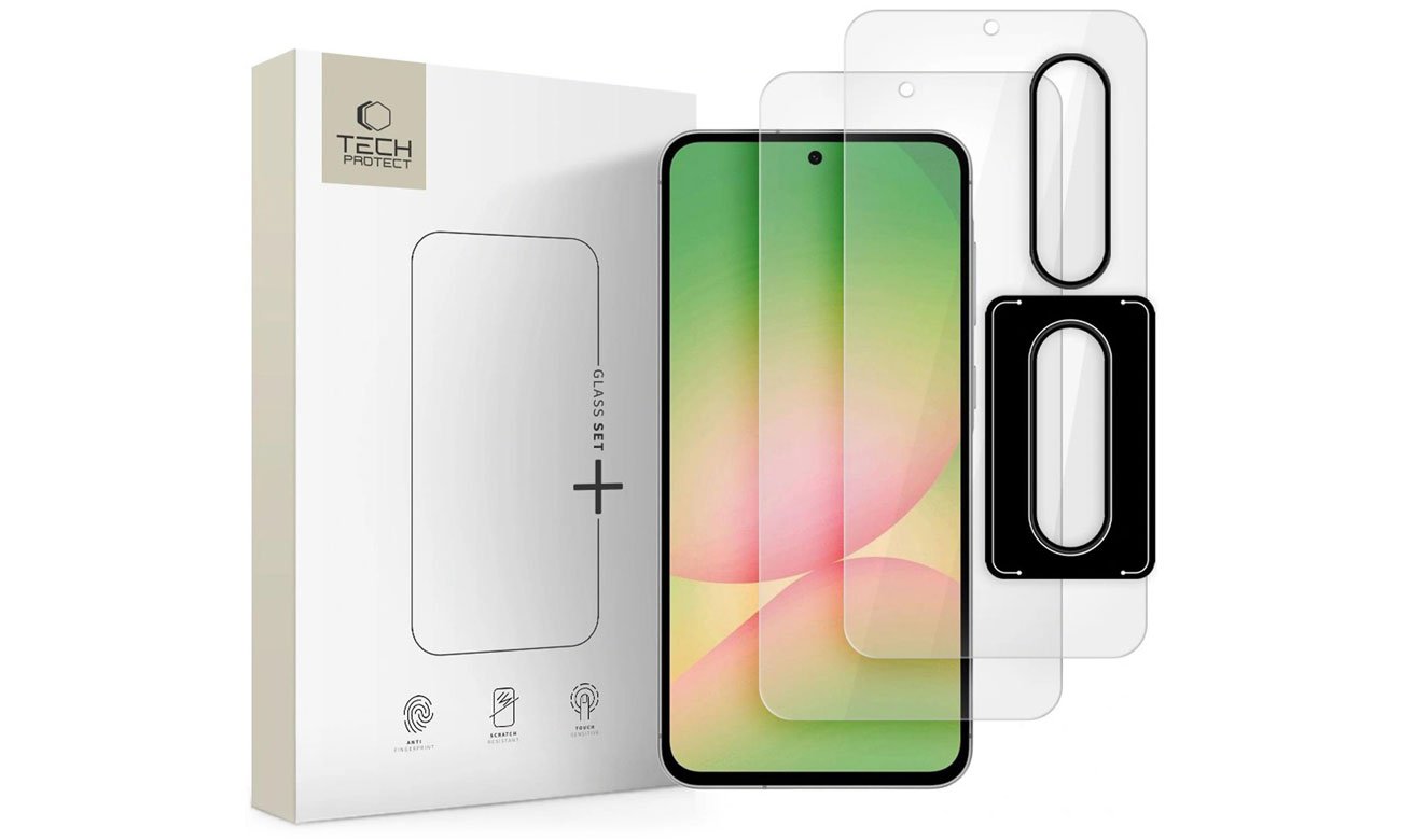 Tech-Protect Glass Set+ do Samsung Galaxy A36 / Galaxy A56 Clear