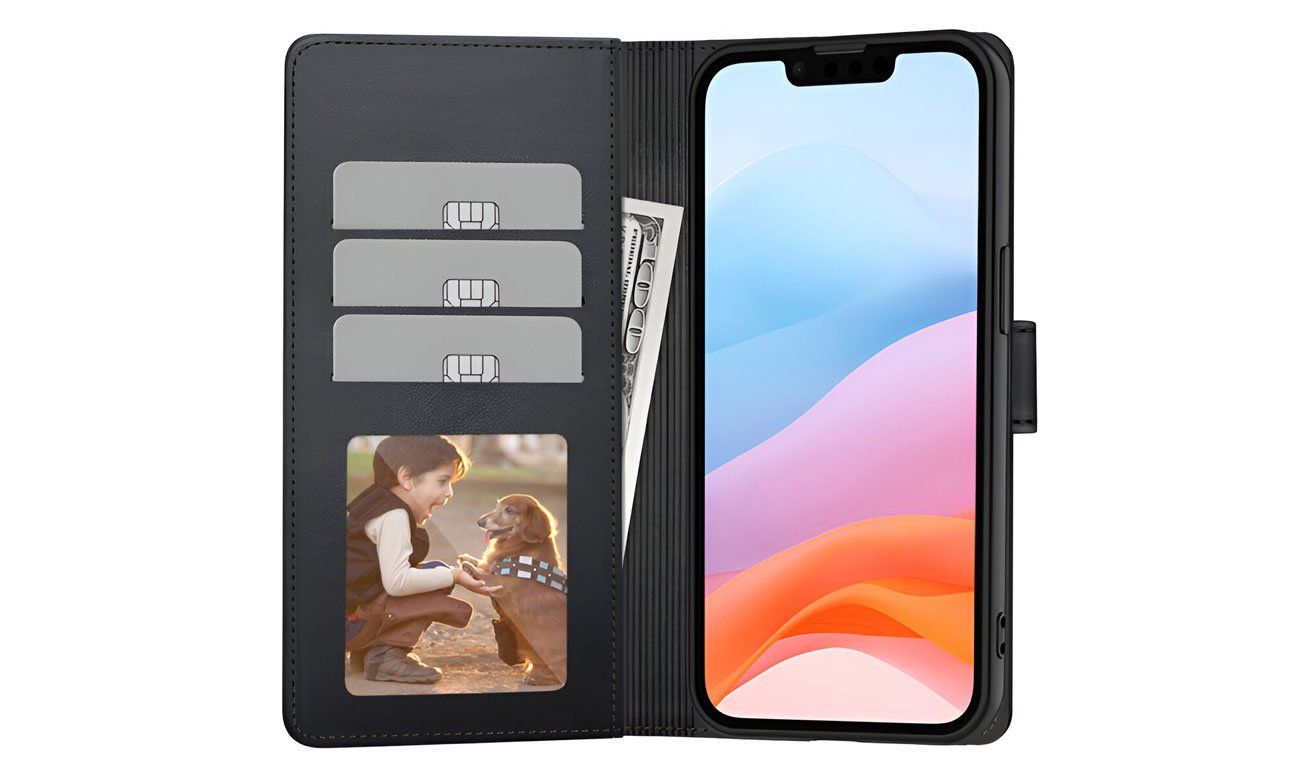 Tech-Protect Wallet do Motorola edge 60 5G czarny