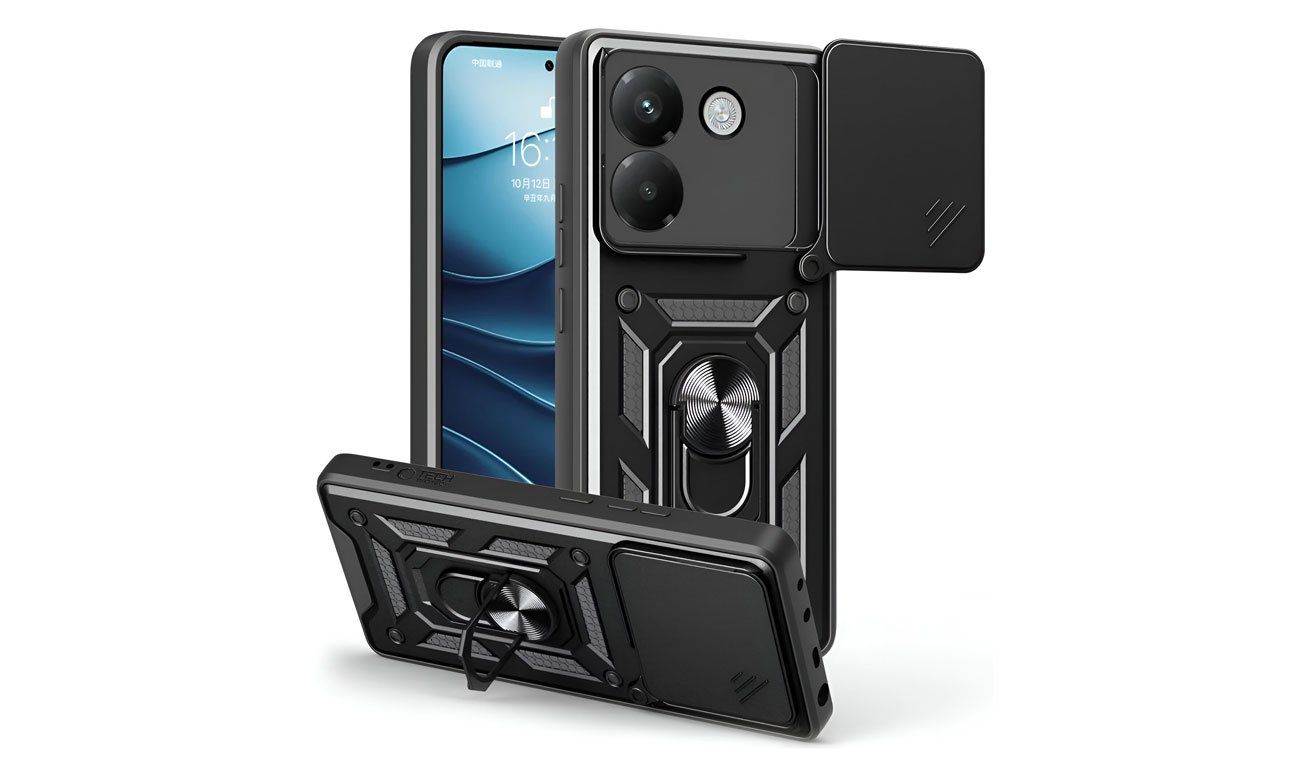 Tech-Protect CamShield Pro do Xiaomi POCO M7 Pro 5G czarny