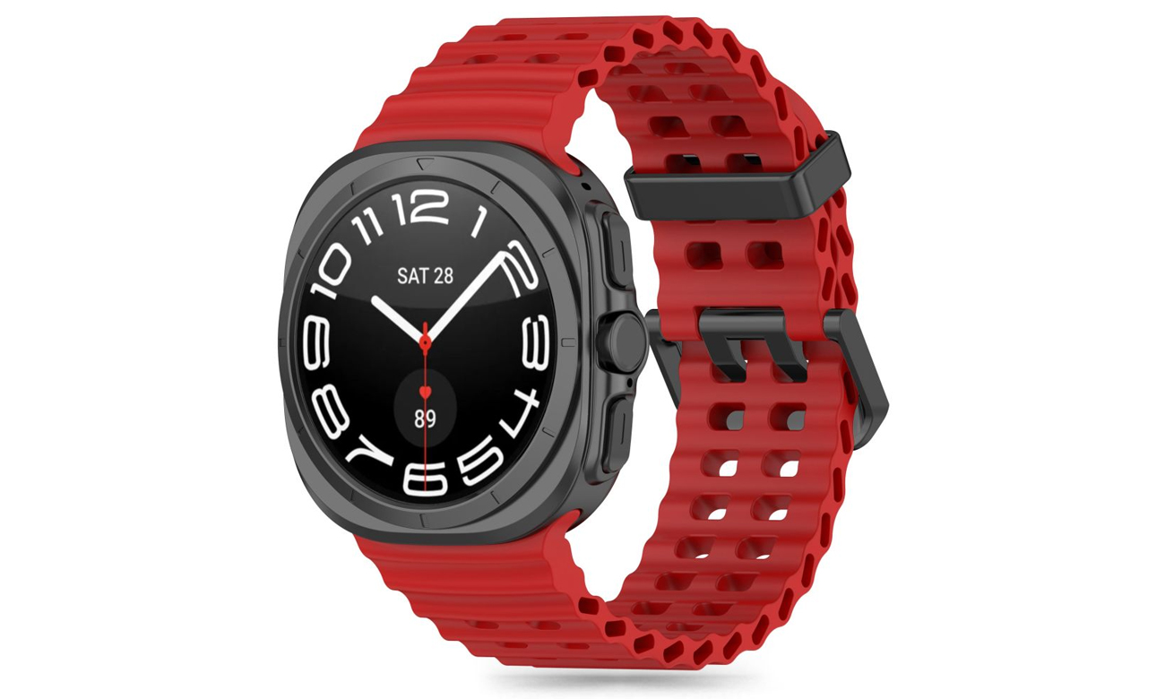 Tech-Protect Iconband Pro do Galaxy Watch Ultra (47 mm) Crimson Red
