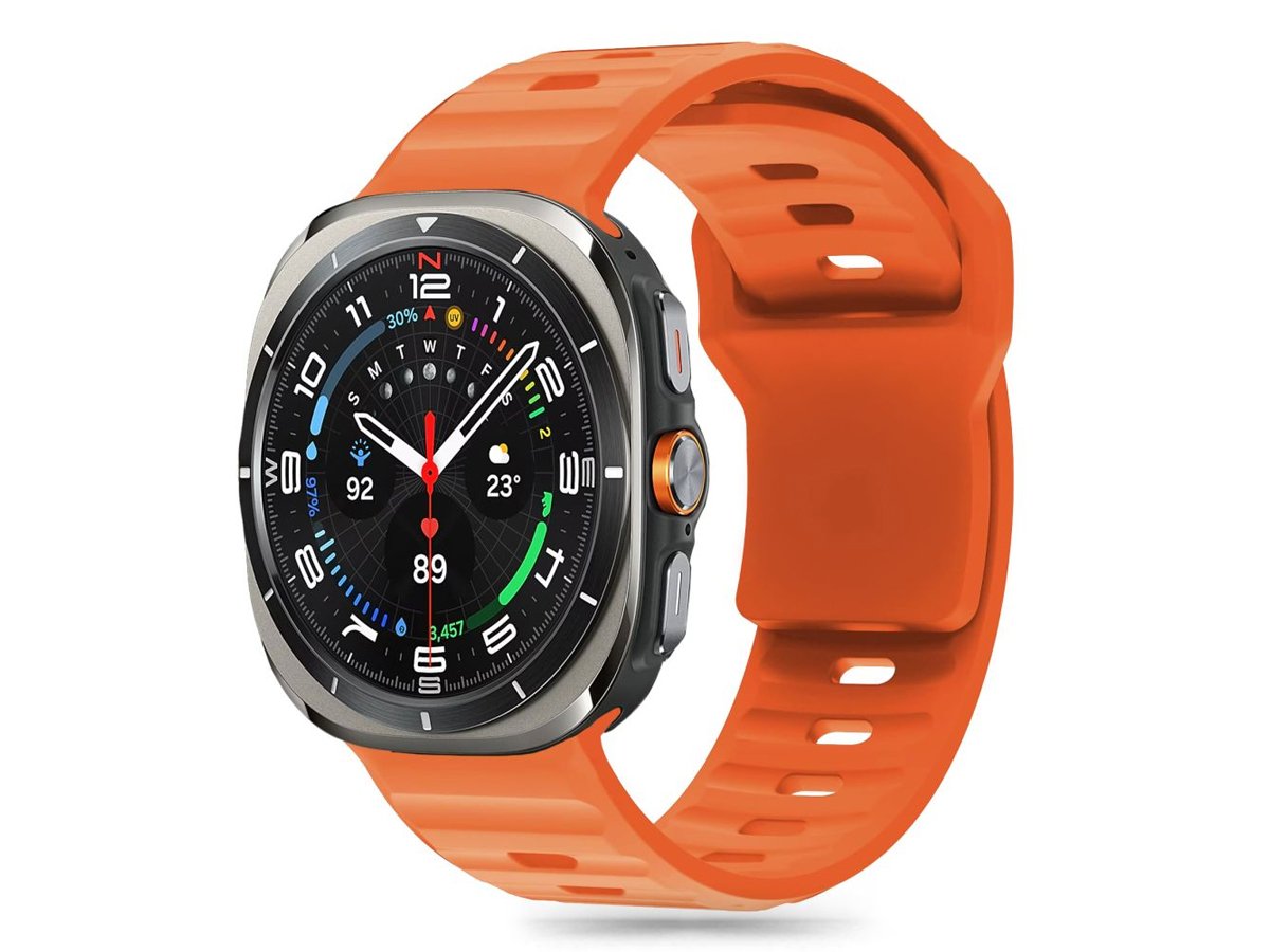 Tech-Protect Silicone Line do Galaxy Watch Ultra (47 mm) Orange