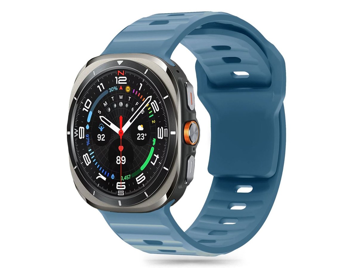 Tech-Protect Silicone Line do Galaxy Watch Ultra (47 mm) Montego Blue